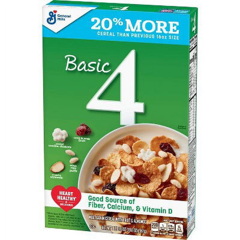 General Mills Basic 4 Cereal Family Size 19.8 oz (Pack of 4)