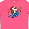 thumbnail image 4 of Inktastic Cute Christmas Unicorn with Cookies Youth T-Shirt, 4 of 5