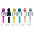 thumbnail image 2 of TFixol Wireless Microphone for Singing Recording with Colorful LED Lights Handheld BT Microphones Kids Karaoke Microphone Home KTV Player for Home Party 5 Variable Sounds, 2 of 6