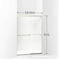thumbnail image 2 of Sterling 581075-48 Meritor Frameless Sliding 47-5/8" X 69-11/16" Shower Door - Nickel, 2 of 3