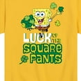 thumbnail image 3 of SpongeBob SquarePants - Luck Of The Square Pants - Toddler And Youth Short Sleeve Graphic T-Shirt, 3 of 6