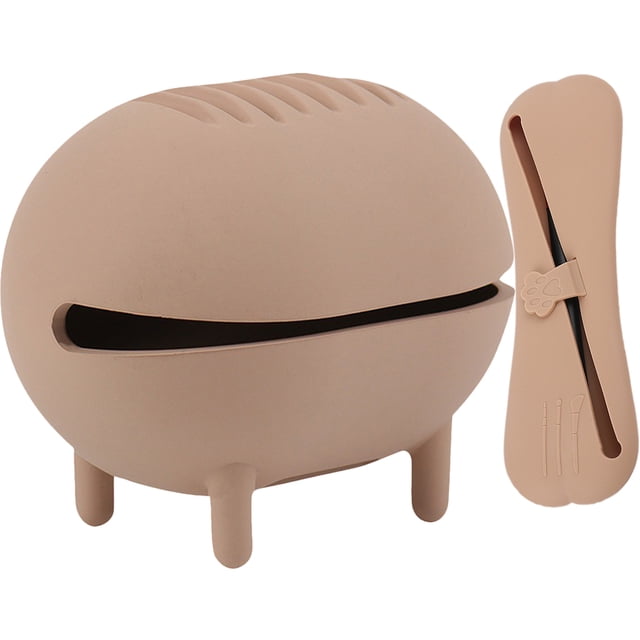 MasteelfCA 1 set of Washable Powder Puff Case Powder Sponge Storage Case Makeup Brush Holder