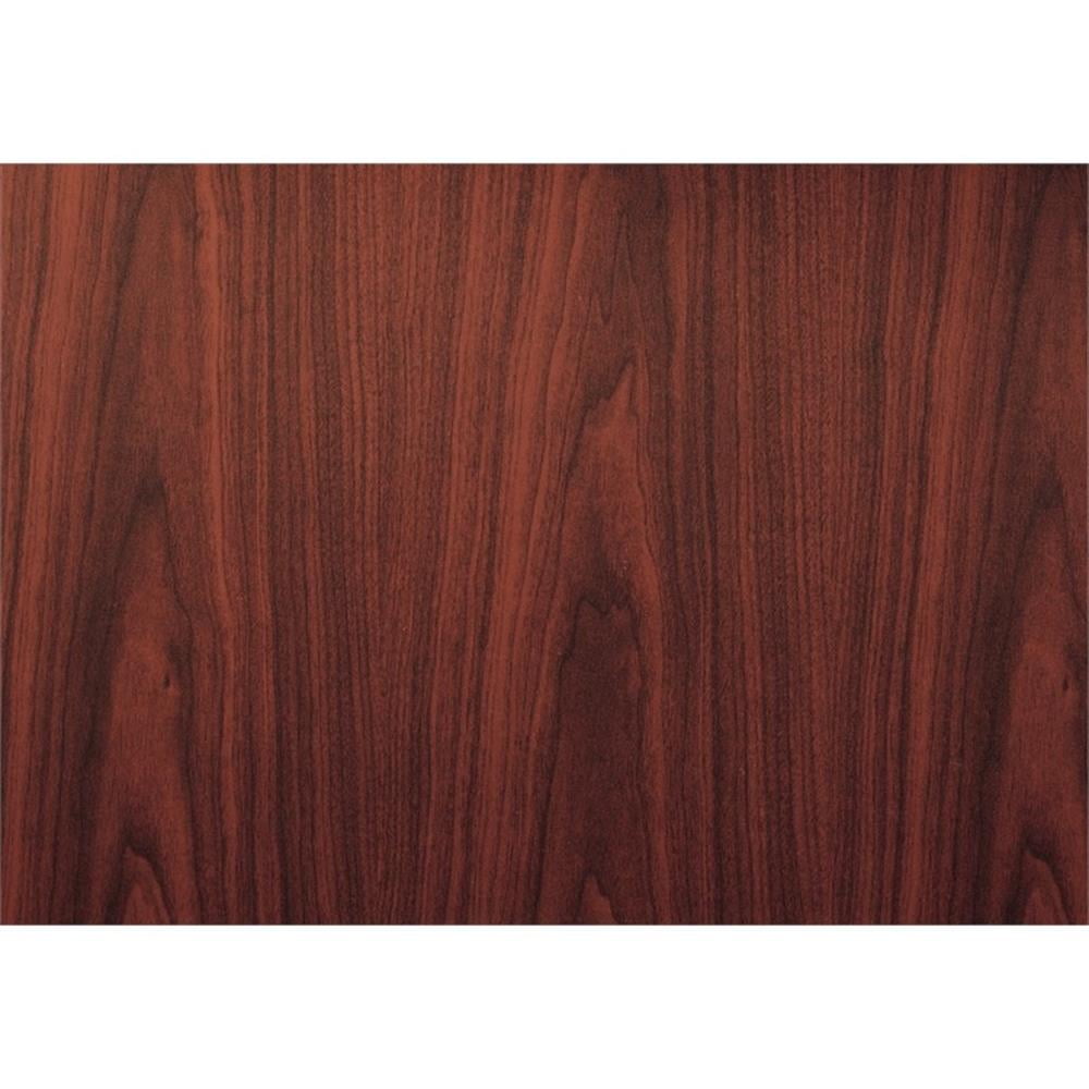 Boss Office Products 66 Inch Executive L-Shape Corner Desk with Box/Box/File Storage Pedestal, Mahogany