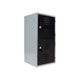 thumbnail image 1 of Locker Casillero Multiusos Alvek 2 Puertas con Ventilación Color Negro — Sistema para Candado, 1 of 5
