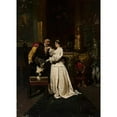 thumbnail image 2 of Wandalin Strzałecki 18x24 Gold Ornate Framed and Double Matted Museum Art Print Titled - King John III Sobieski and Marysieńka (1881), 2 of 4