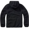 thumbnail image 5 of BRANDIT INDIVIDUAL WEAR Adult Male Hooded Fleece Quarter Zip Pullover, Color: Black, Size: XL, 5 of 7