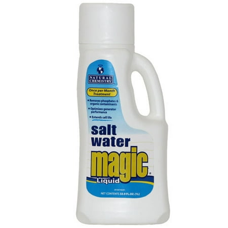 Natural Chemistry 07402 Pool Salt Water Magic Liquid,