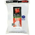 thumbnail image 3 of Hanes Big Men's Tagless ComfortSoft Crew Undershirt Tall 3-Pack, White, 4XLT, 3 of 3