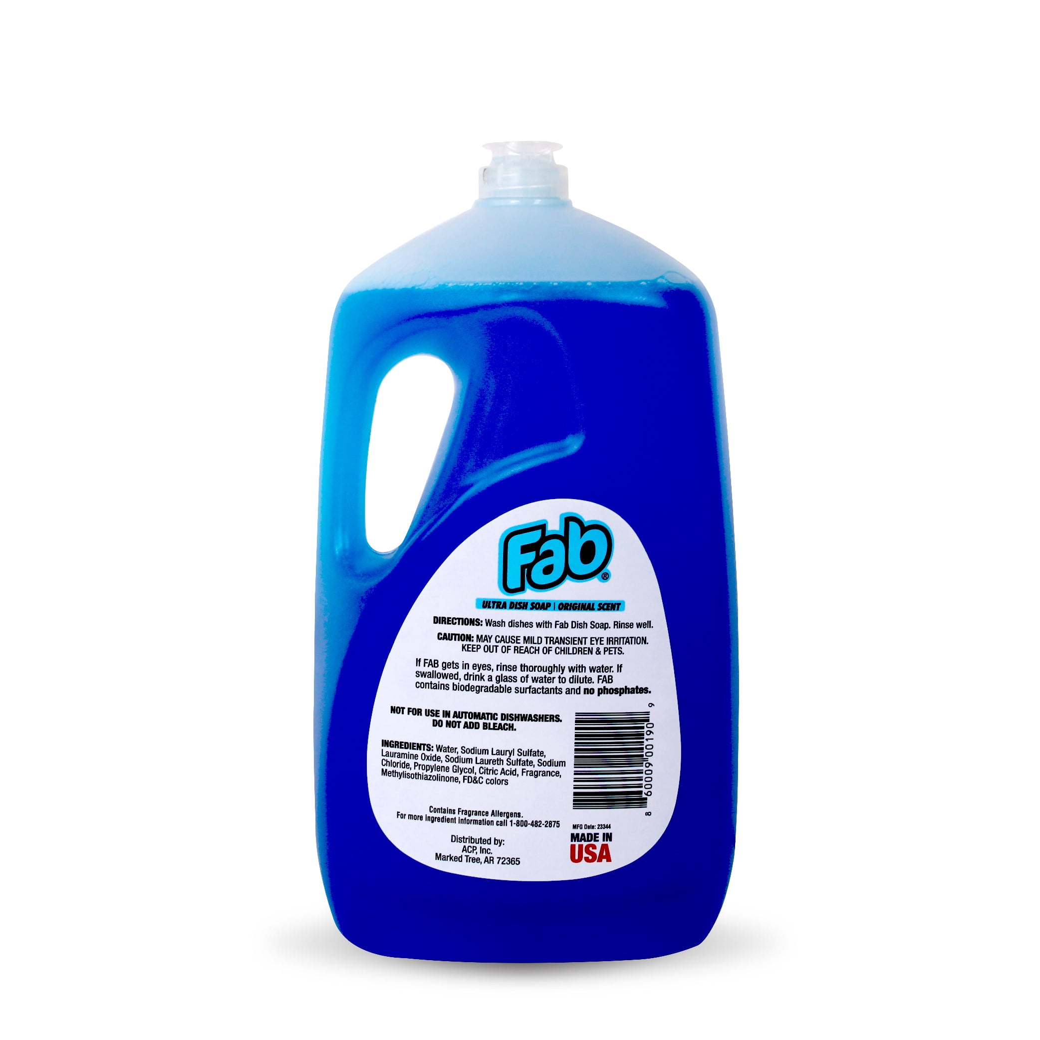 Fab Dishwashing Liquid Dish Soap, Original Scent, 90 fl oz (Pack of 2)