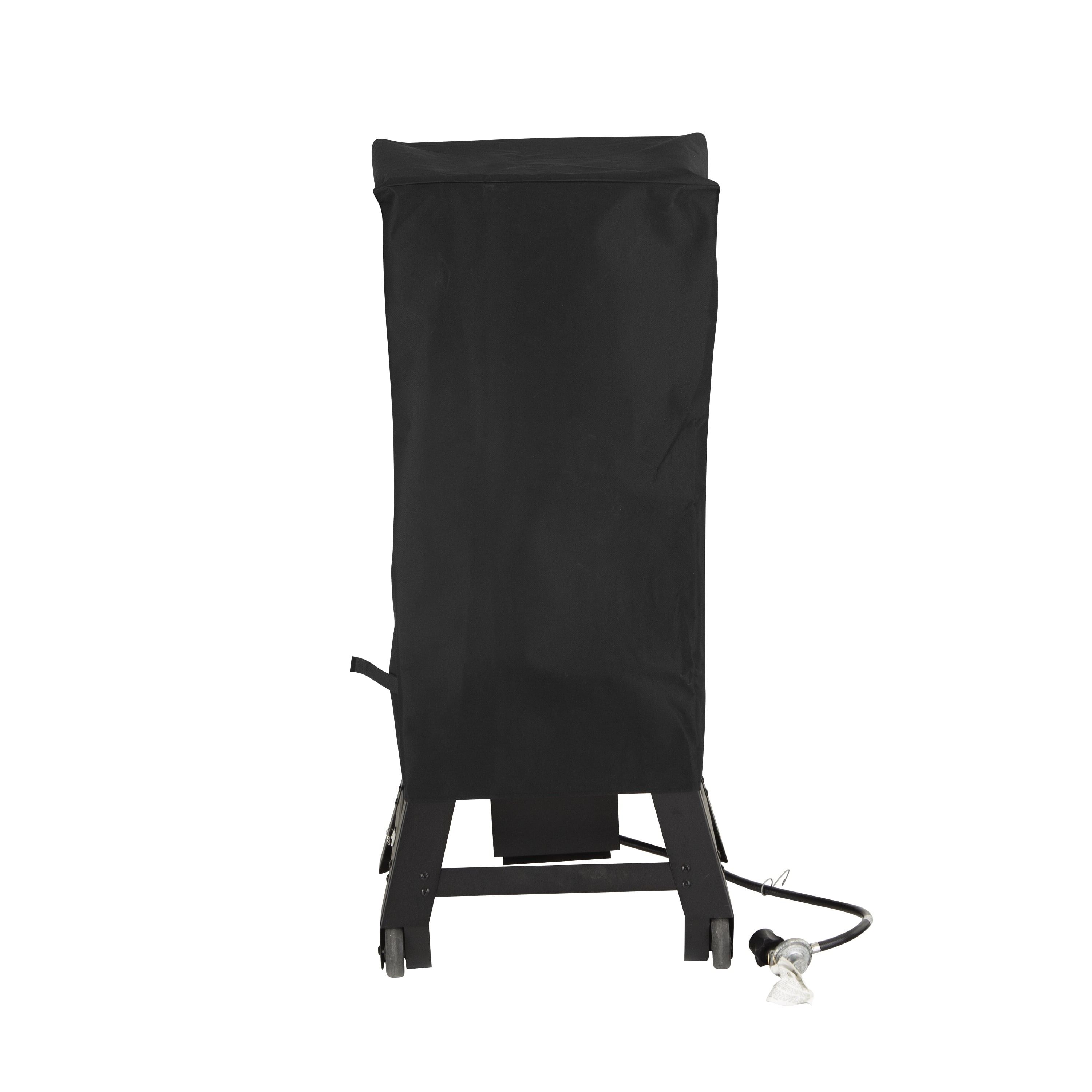 Modern Leisure Chalet Square Outdoor Patio Grill Smoker Cover, 18.5"L x 17"W x 34"H, Black