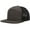 Charcoal Black, variant on 7 Panel Trucker Cap Adjustable Snapback Flat Bill Mesh Back Hip Hop Hat-Charcoal Black