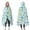 LightBlue Cartoon Dinosaurs-1, variant on Wearable Blanket,LightBeige Cartoon Dinosaurs Silhouettes Pattern Hooded Wearable Flannel Blanket for Adults & Teens,Winter Poncho Shawl Wrap Cape Cozy Anti-Pill,50"x60"
