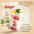 thumbnail image 6 of Fusion Select Sushi Ginger - Natural Sliced Gari, Organic Pickled Ginger for Sushi - No MSG, Non-GMO - Spicy, Sour, Sweet & Salty Taste Notes - Side Dish For Sashimi, Sushi Ingredients - 12oz, 6 of 8