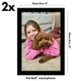 thumbnail image 5 of Americanflat 8x12 Picture Frame with Shatter-Resistant Glass 2 Pack Signature Collection Gallery Style - Black, 5 of 7