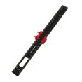 thumbnail image 4 of FEAMOS Woodworking Ruler,6/8/12Inch Woodworking Ruler Aluminum Slide Ruler Professional Track Ruler Measuring Gauge Pocket Ruler With Slide Stop, 4 of 7