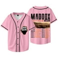 thumbnail image 3 of Maddox Batson Merchball Baseball Jacket T Shirt Summer Thin Single Breasted Cardigan Top, 3 of 5