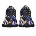 thumbnail image 5 of The Thin Blue Line ChriStan Cross American flag US Shoes Sneakers Black Size 4.5, 5 of 7