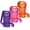 Purple+Rose+Orange, variant on Kiibsot 3 Pack Water Bottle Holder with Adjustable Shoulder Strap Water Bottle Carrier Mesh Water Bottle Bag, Lightweight Dog Water Bottle Sleeve Crossbody Water Bottle Pouch