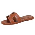 thumbnail image 1 of Women's Summer Beach Flat Sandals Female Slippers Outdoor Wedges Plus Size, 1 of 5