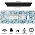 thumbnail image 2 of Large Gaming Mouse Pad,Beautiful Floral Desk Pad with Anti-Slip Rubber Base, Extended XXL Long Gaming Mousepad, Desk mat for Keyboard and Mouse|Computer mat,31.5 X 11.8 Inch, 2 of 7