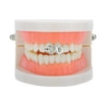 thumbnail image 2 of Unique Bargains 1 Pc Fake Grills Hip Hop Star Heart Teeth Grillz Silver Tone, 2 of 6
