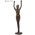 thumbnail image 3 of 14" Brass Phoenician Dancers Statue | Handmade | Made in India, 3 of 3