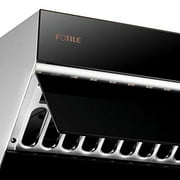 FOTILE inclined Vent Series 30 850 CFM Under Cabinet or Wall Mount Range Hood with 2 LED lights and Push Buttons in Onyx Black Tempered Glass