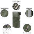thumbnail image 6 of FALAN MULE Womens Wallet RFID Blocking Soft Leather Trifold Card Holder, 6 of 7