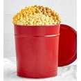 thumbnail image 2 of The Popcorn Factory Popcorn Gift Tin, Simply Red, 3.5 Gallons (Robust Cheddar, Butter, Caramel), 2 of 2