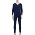 thumbnail image 3 of Thermal Underwear For Men Long For Men Soft Mens Thermals Top And Bottom Set Lined Base Layer Men For Winter, 3 of 6