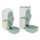 thumbnail image 1 of Dispensador de agua para comida colgante automático para perros jaula para gatos con cuenco para mascotas menta verde, 1 of 7