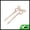 Light Khaki, variant on Unique Bargains Butterfly Hair Stick Fork Pins for Women 1 Pc White