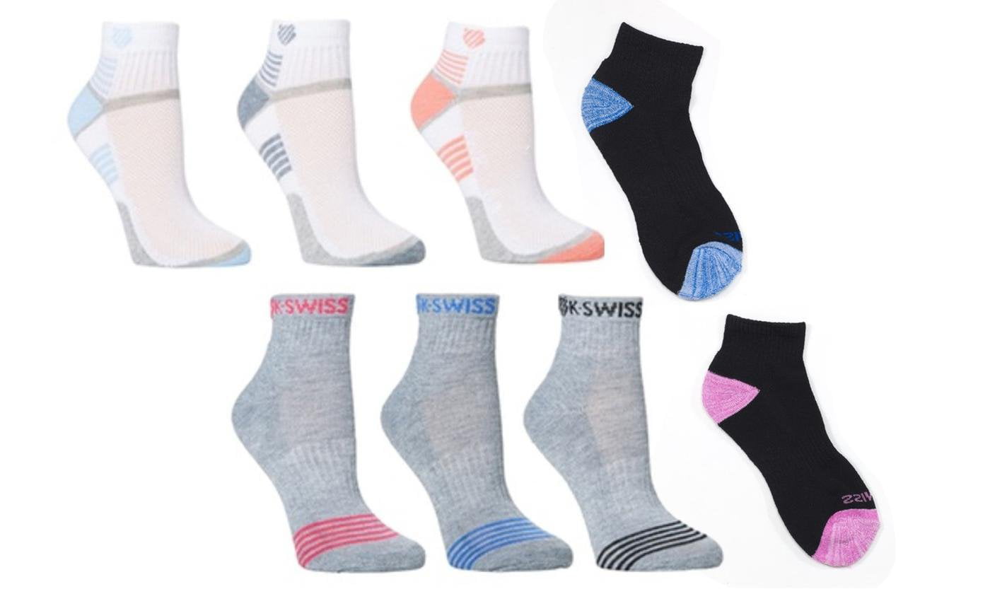 Swiss Cross And Edelweiss Crew Ankle Socks For Women & Men Running Travel Flight Socks 