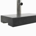 thumbnail image 2 of vidaXL Parasol Base Granite 25 kg Rectangular Black, 2 of 3
