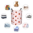 thumbnail image 6 of Daiia Strawberry Round Laundry Basket with Handles Thickened Waterproof Circular hamper,Dirty Clothes Storage Basket for Bedroom,Bathroom,College Dorm-Medium, 6 of 8
