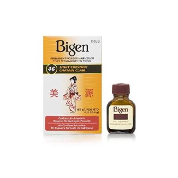 Bigen Permanent Powder Hair Color 46 Light Chestnut 1 ea
