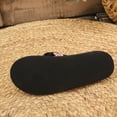 thumbnail image 5 of Women's Flower Appliques Flip Flops Boho Open Toe On Flat Sandals Beach Vacation Slippers, 5 of 9