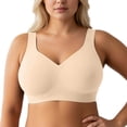 thumbnail image 1 of Supportive Wireless Full Coverage Bras for Everyday Comfort and Shape Enhancement – Seamless Fuller Cup Uplift without Underwire, 1 of 4