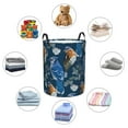 thumbnail image 6 of XMXT Collapsible Laundry Basket, Elegant Birds Illustration Waterproof Laundry Hampers Storage Baskets Dirty Clothes Hamper, 40L, 6 of 8