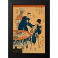 thumbnail image 2 of Utagawa, Sadahide 11x14 Black Modern Framed Museum Art Print Titled - Banquet at a foreign mercantile house in Yokohama (Yokohama ijin shoka shuen no zu), 1861, 2 of 5