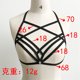 thumbnail image 3 of ICHUANYI Clearance Sexy Women Hollow Out Elastic Cage Bra Bandage Strappy Halter Bra Bustier Top(Black, S) Ichuanyi Ichuanyi, 3 of 9