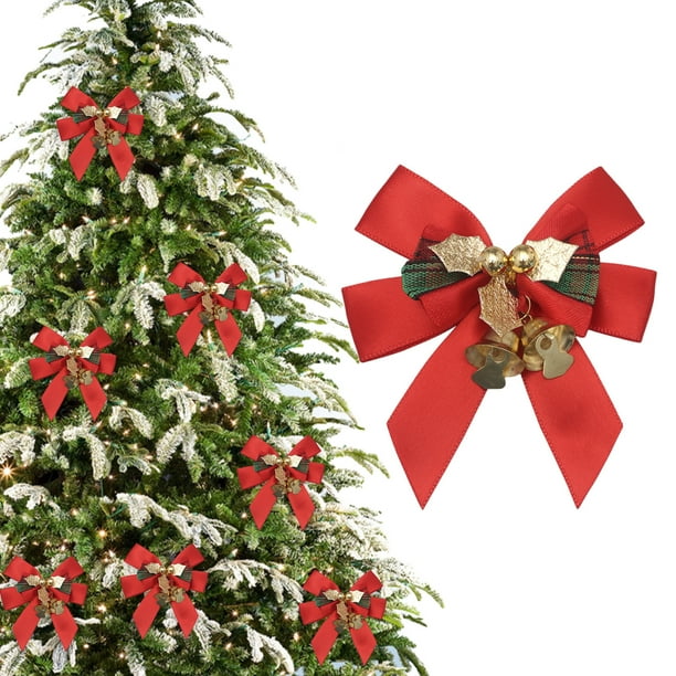 Bowknot Christmas Wreath Pendant Decoration, Bowknot Hanging Decoration, Festive Bowknot Ornament, Easy Hang Decor, Premium Fabric, Metal Frame, for Living Room, for Office