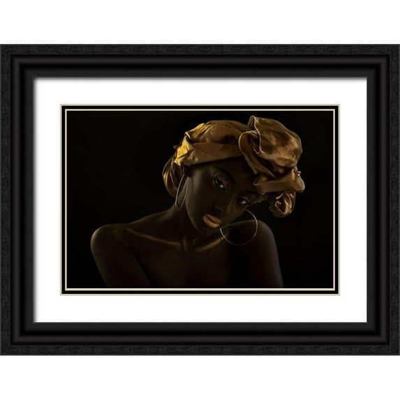 Eichelberg, Amnon 18x13 Black Ornate Wood Framed with Double Matting Museum Art Print Titled - Untitled