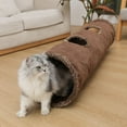 thumbnail image 2 of Cat Toys Tente Chat Suede Long 129cm Cat Tunnel Collapsible Tunnel  Non-staining Dirt-resistant Pet Products Pet Toys (MSD01-03), 2 of 7