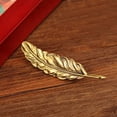 thumbnail image 3 of Broche Grande Tono de Bronce Aleación Metal Metal Vintage Style Breastpin, 3 of 9