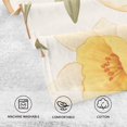 thumbnail image 4 of Yellow Flower Cotton Face Towels Sets Absorbent Hand Towel 2 PCs Soft Towel for Bathroom Kitchen Hotel Decoration, 4 of 8