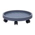 thumbnail image 2 of Almencla Plant Stand with Wheel Flower Pot Mover Breathable Base Silent Round Flower Cart Dia 44 cm, 2 of 8