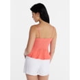 thumbnail image 3 of No Boundaries Peplum Lace Cami Top, Women’s XXS-XXL, 3 of 5