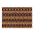 thumbnail image 1 of Tribal Cutting Board, Maya Inspired Horizontal Esoteric Latin Inspired Geometric Pattern Print, Decorative Tempered Glass Cutting and Serving Board, Small Size, Ruby Apricot, by Ambesonne, 1 of 1