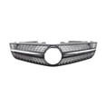 thumbnail image 4 of For Mercedes-Benz R230 SL-Class 2009-2012 SL500 SL550 SL600 Front Grille Grill Black/Silver Upper Bumper Hood Mesh, 4 of 7